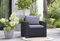 Keter - California 4 Piece 5 Seater Sofa Set - Graphite / Grey