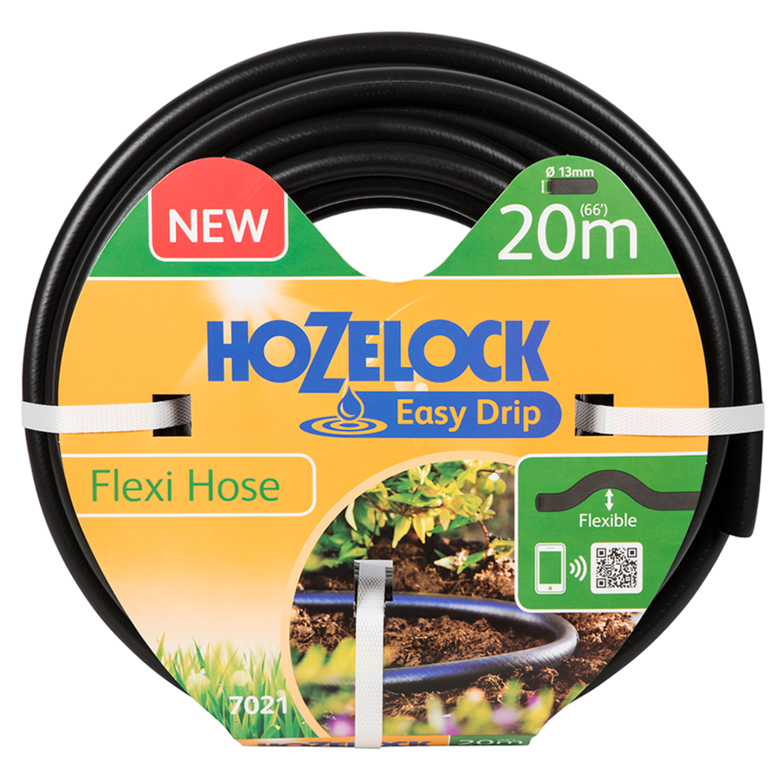 Hozelock 7021 Easy Drip Flexi Hose 20M