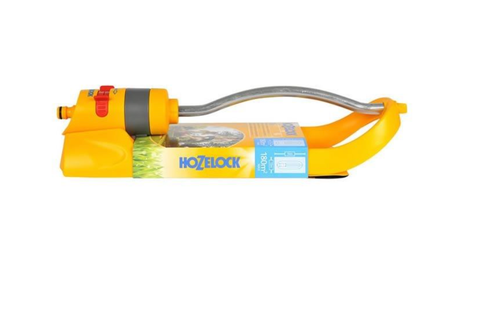 Hozelock 2972 Rectangular Sprinkler Plus - 180m2 with Connector