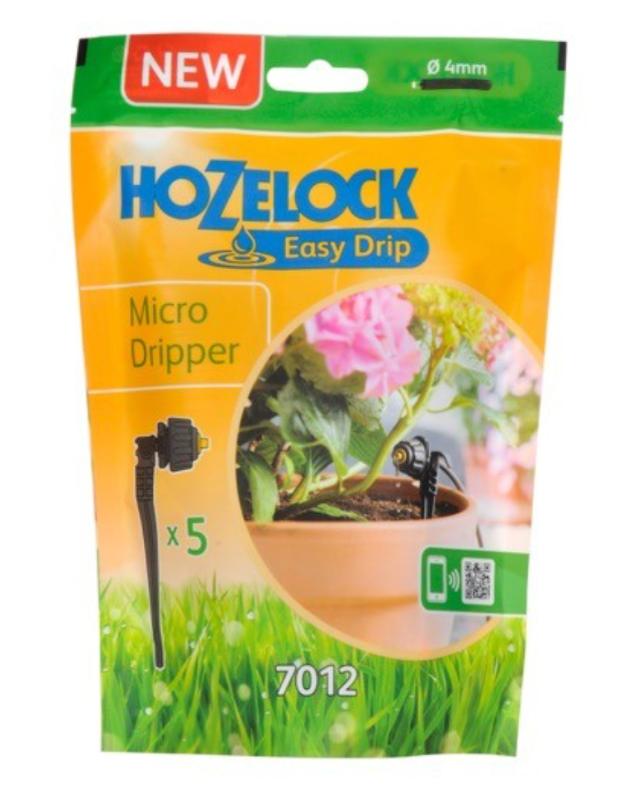 Hozelock 7012 Easy Drip Micro Dripper Pack of 5