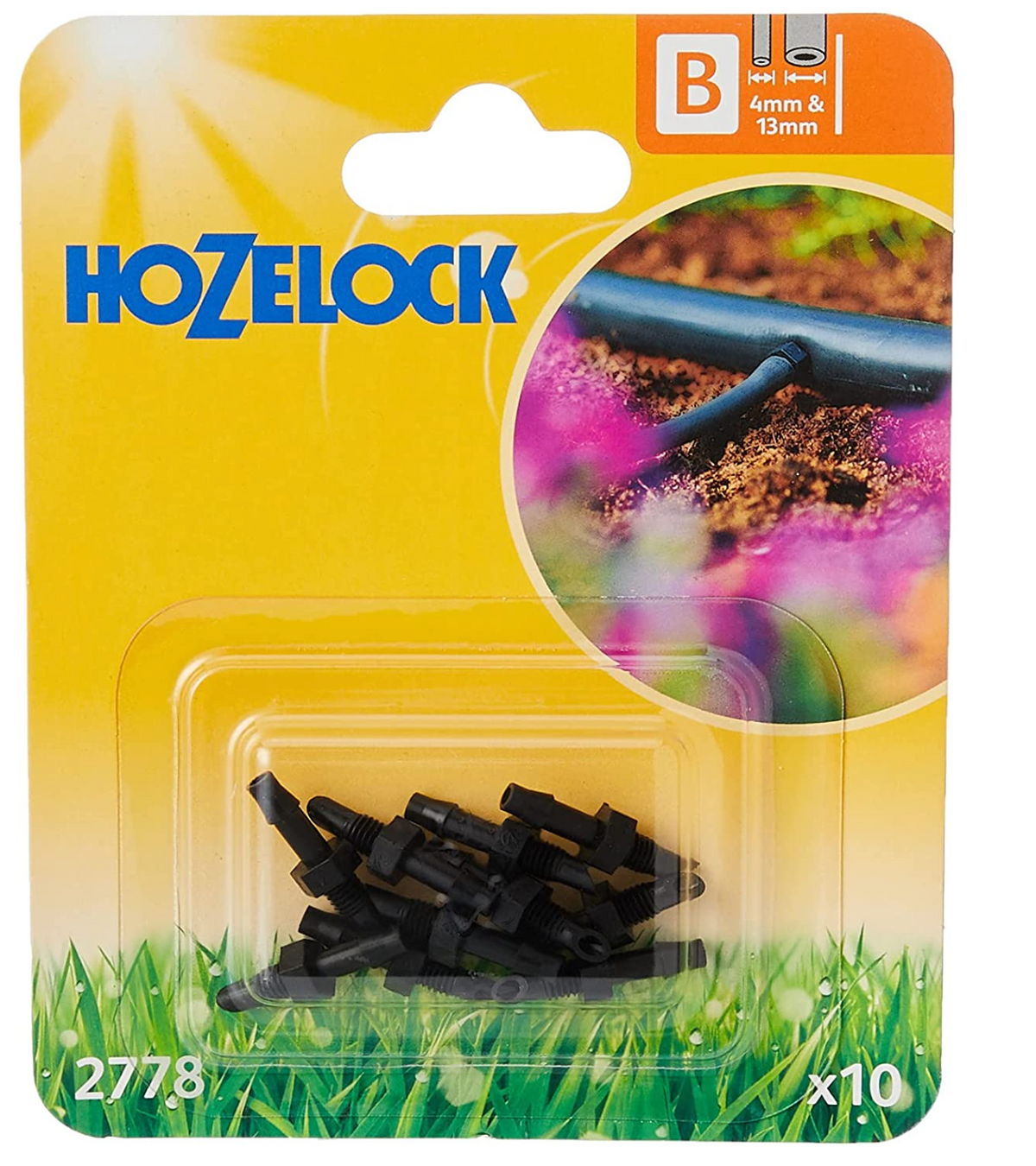 Hozelock 2777 T Piece Connectors 4mm - Pack of 10