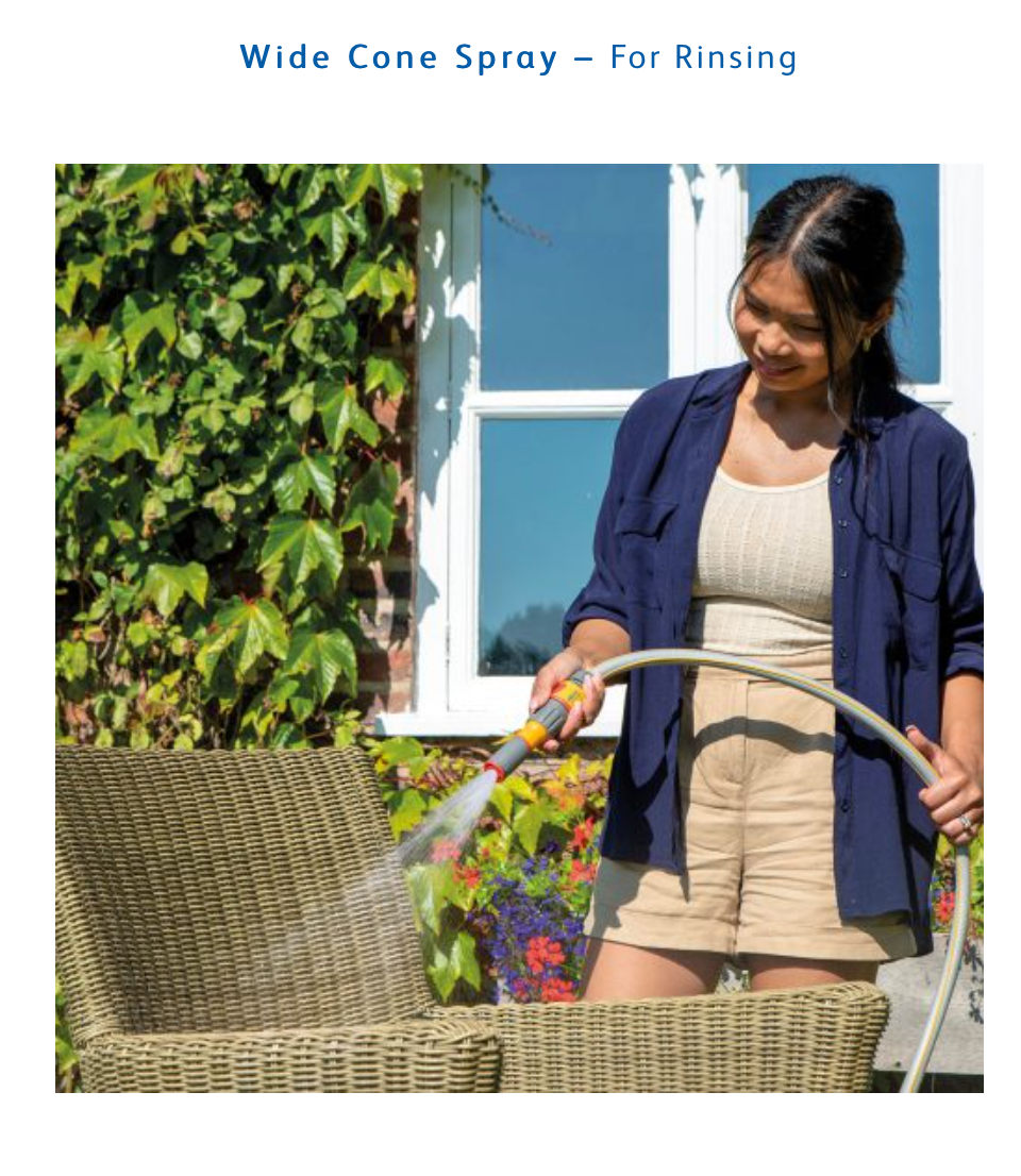 Hozelock 3 in 1 Nozzles & Aquastop Connector Starter Set Bag