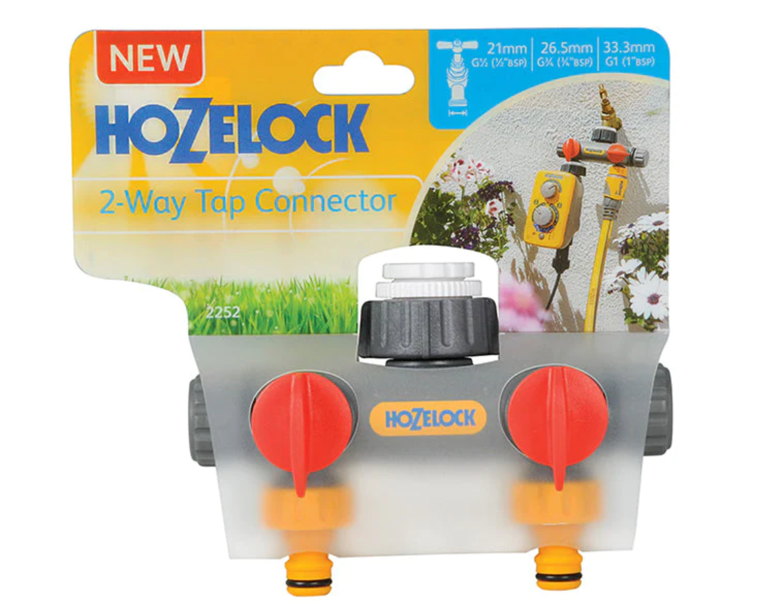 Hozelock 2252 2-Way Tap Connector
