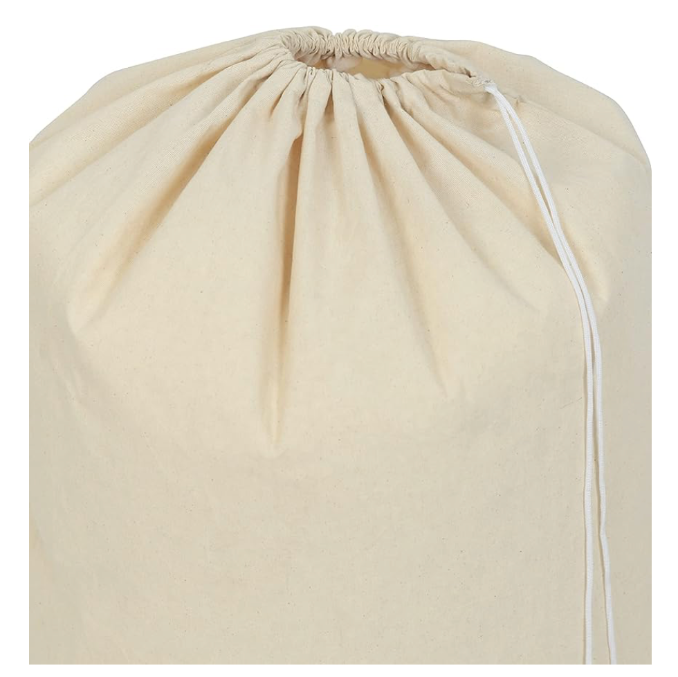 Cotton Drawstring Laundry Bag 61cm x 90cm - Pack of 4