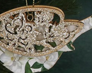 Gisela Graham Pheasant Wooden Hanging Christmas Decoration