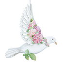 Gisela Graham Pink Hydrangea Wood Themed Christmas Decorations