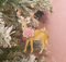 Gisela Graham Pink Hydrangea Wood Themed Christmas Decorations
