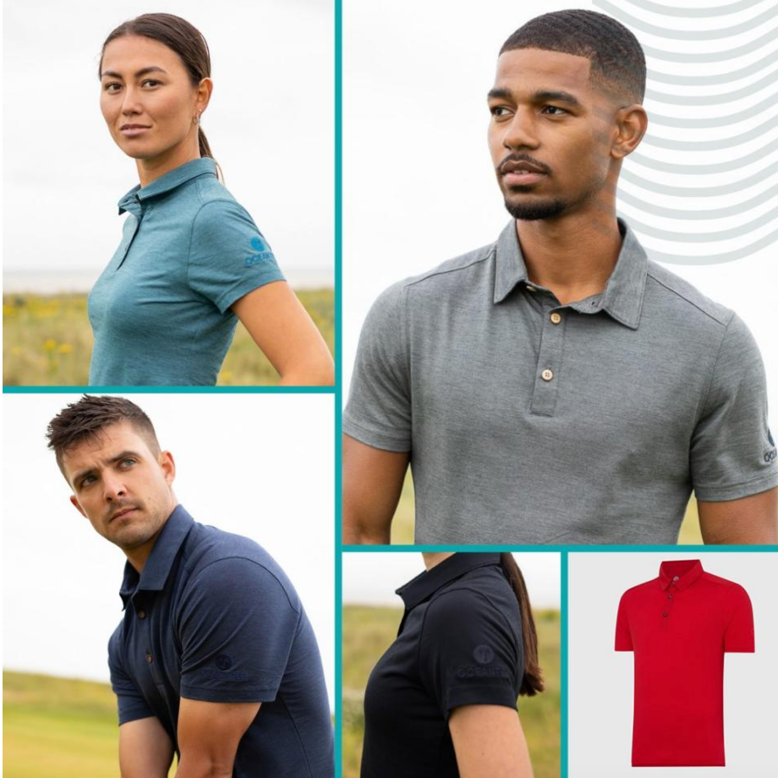 Oceantee Men's Polo Shirt - 5 Sizes Available