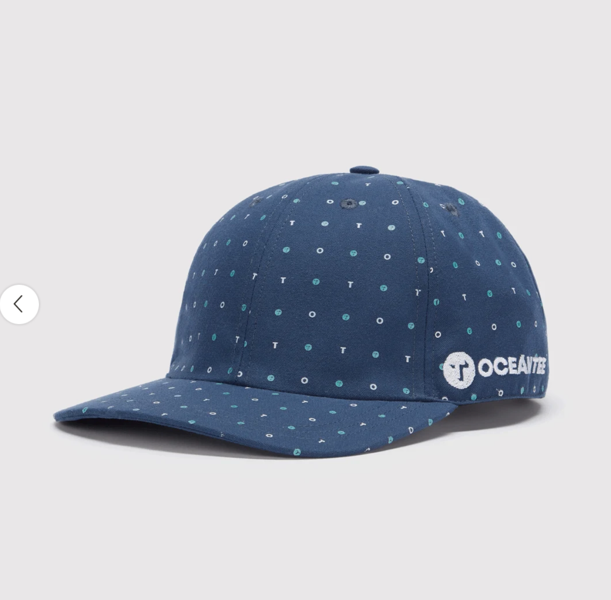 Oceantee 100% Recycled Caps  - Peak Brim - 6 Colours Available