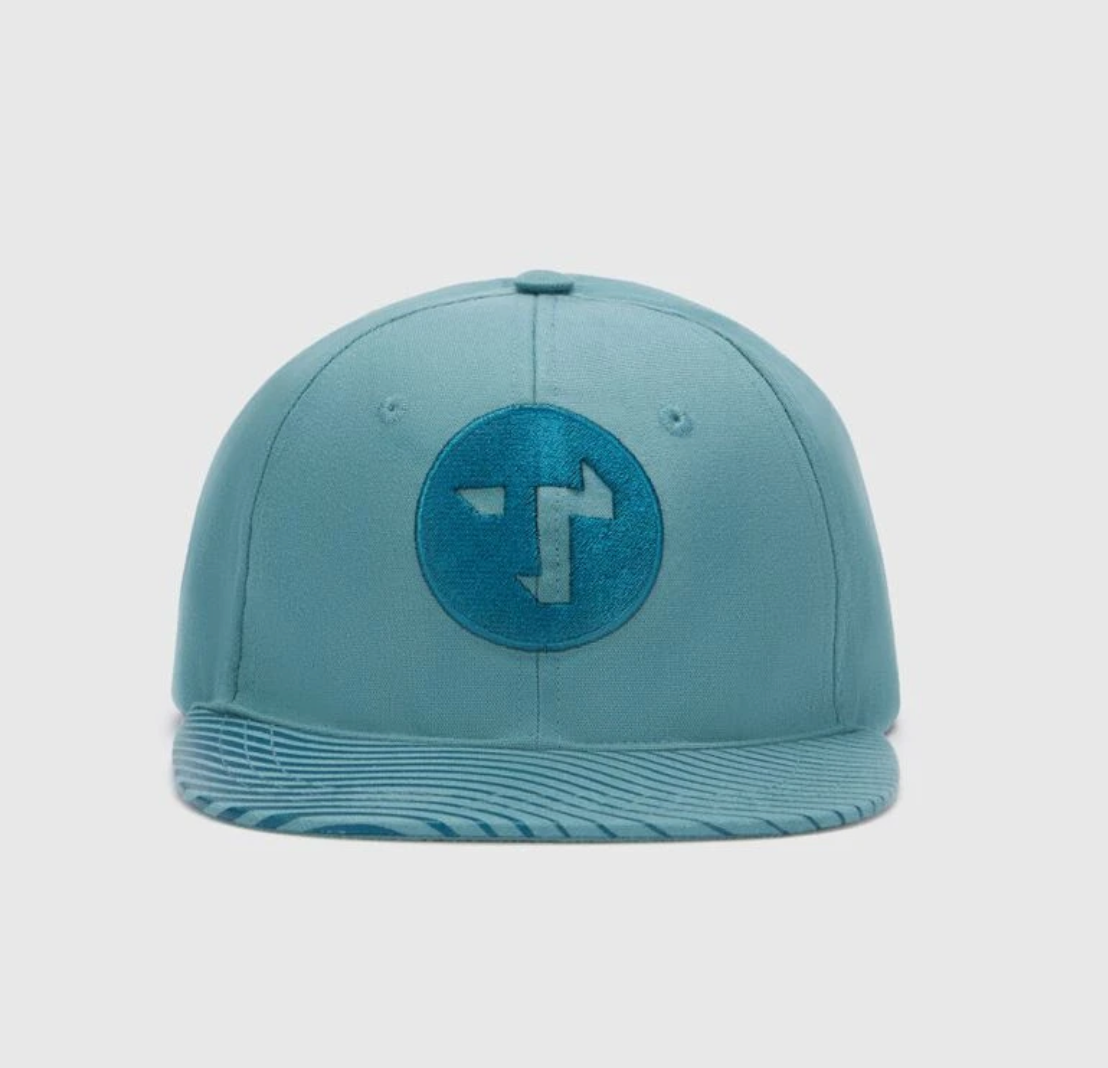 Oceantee 100% Recycled Caps  - Flat Brim - 3 Colours Available