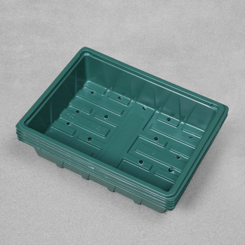 Half Seed Trays with Drainage Holes 23cm - Set of 5