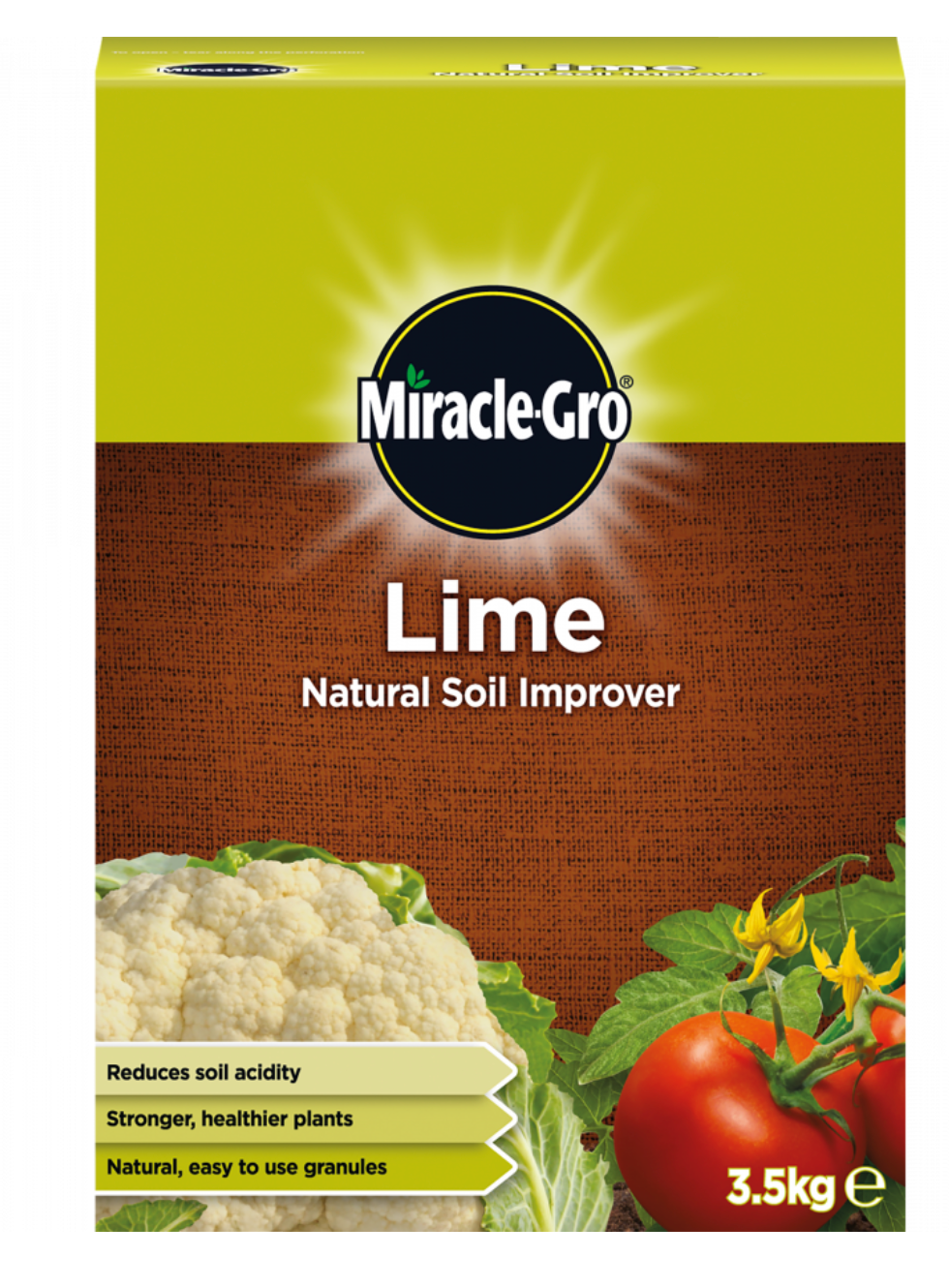 Miracle-Gro   Lime Natural Soil Improver 3.5kg