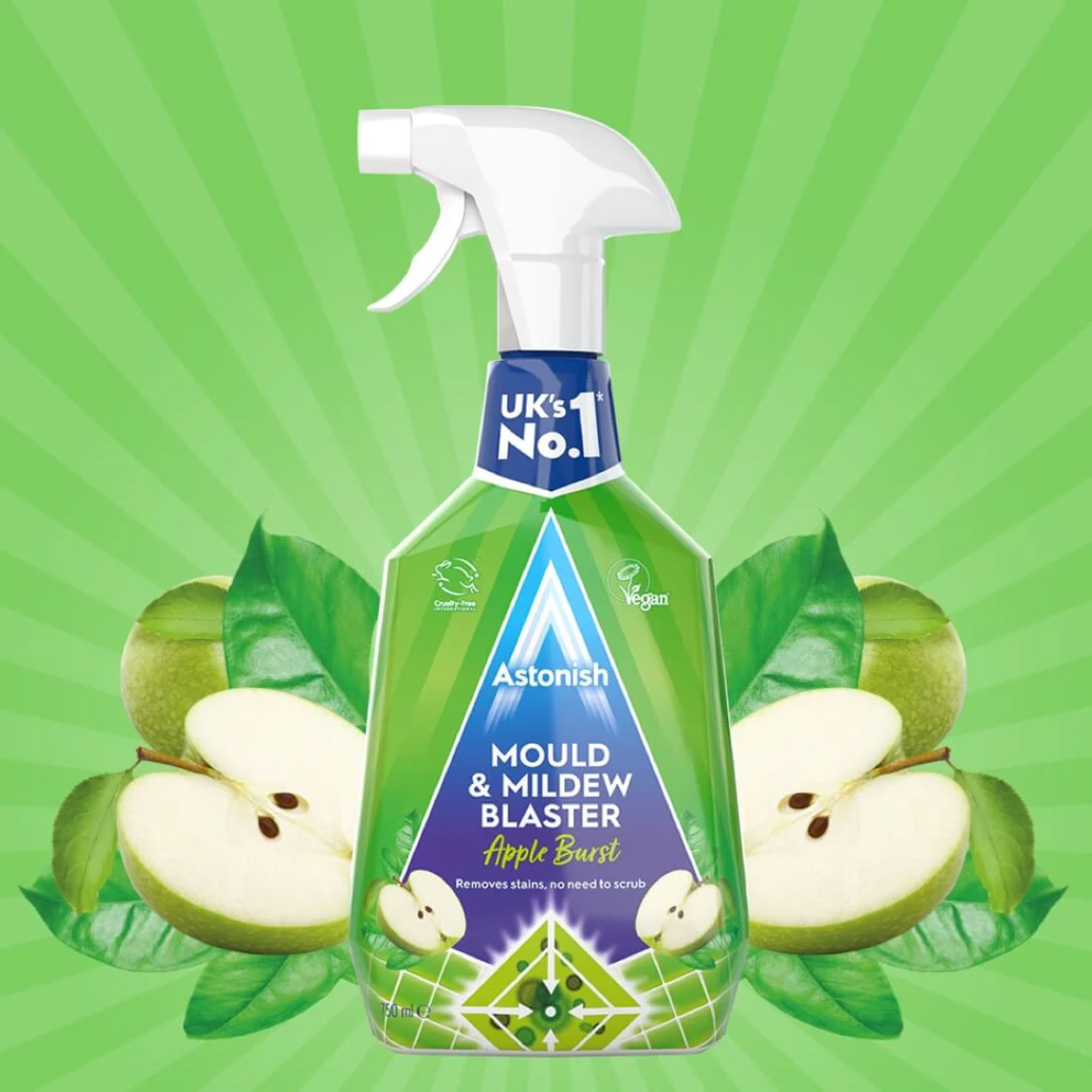 Astonish Mould & Mildew Blaster Apple Burst - 750ml