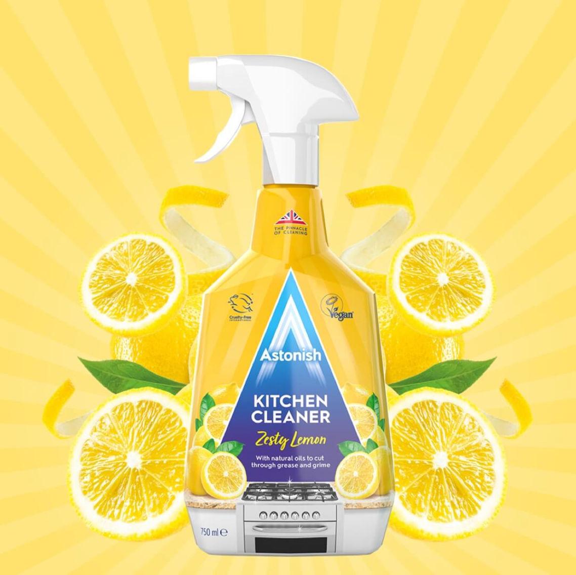 Astonish Kitchen Cleaner Zesty Lemon - 750ml