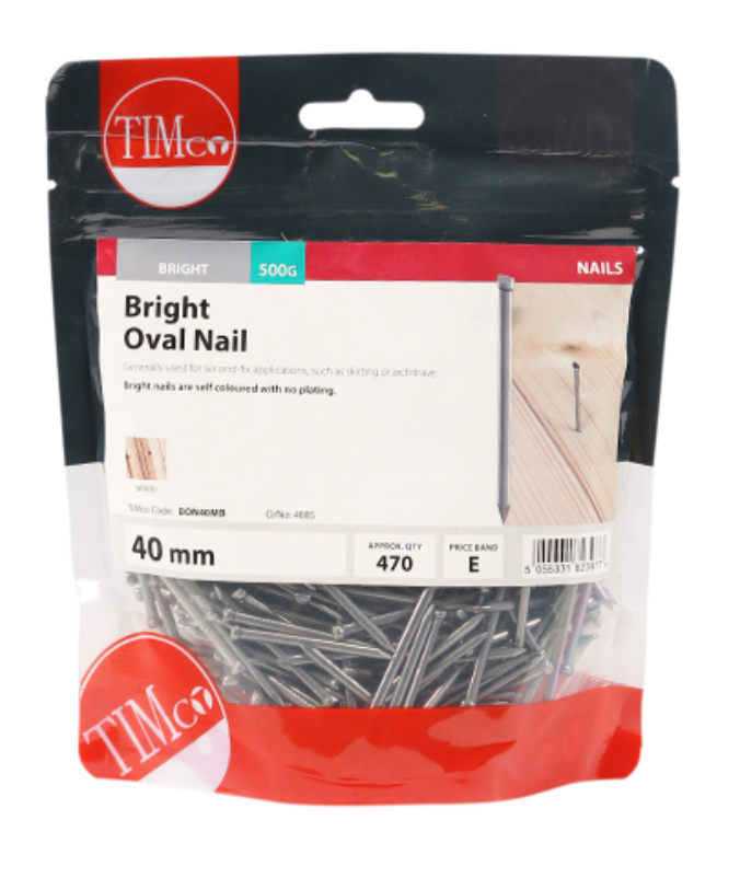 Timco Oval Nails - Bright