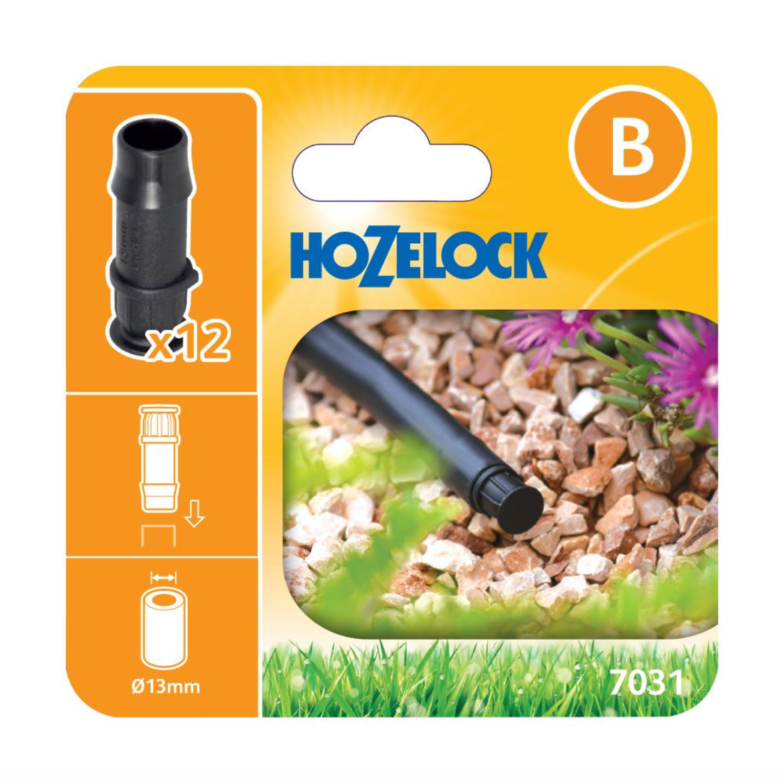 Hozelock 7031 End Plug 13mm - Pack of 12