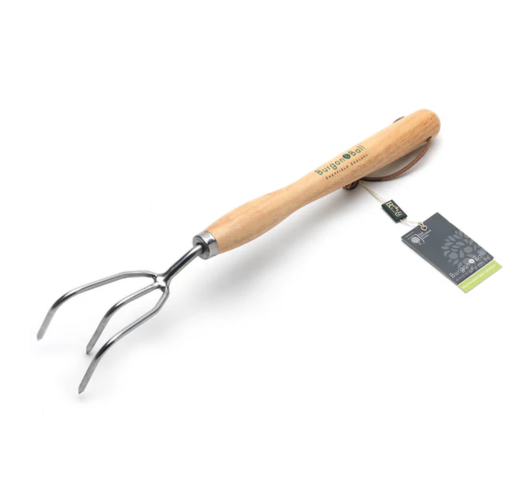 Burgon & Ball Mid Handled Claw Cultivator - RHS Endorsed
