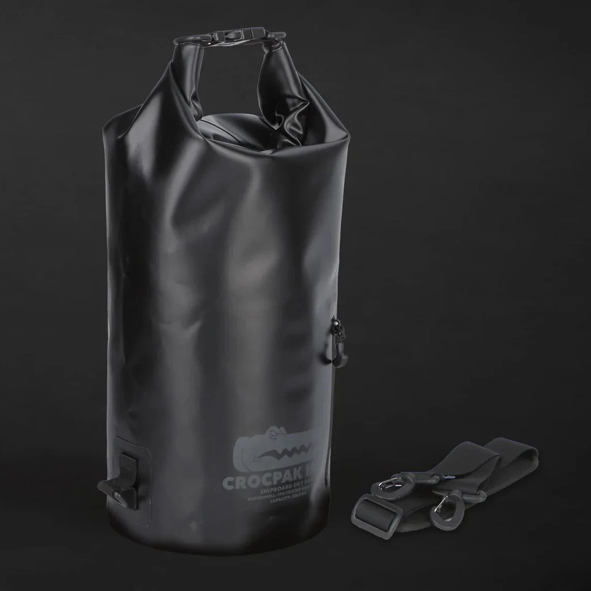 Crocpak Black Classic Dry Bag - Protective Waterproof Bag - Various Sizes