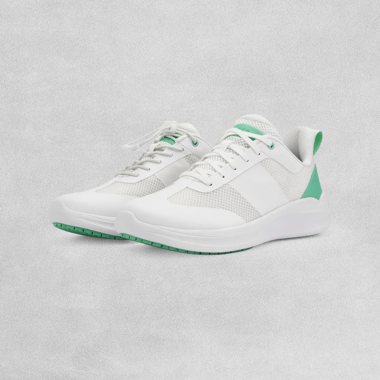 ezeez 24/7 Comfort Ladies Workwear Trainer Stella Spearmint - White