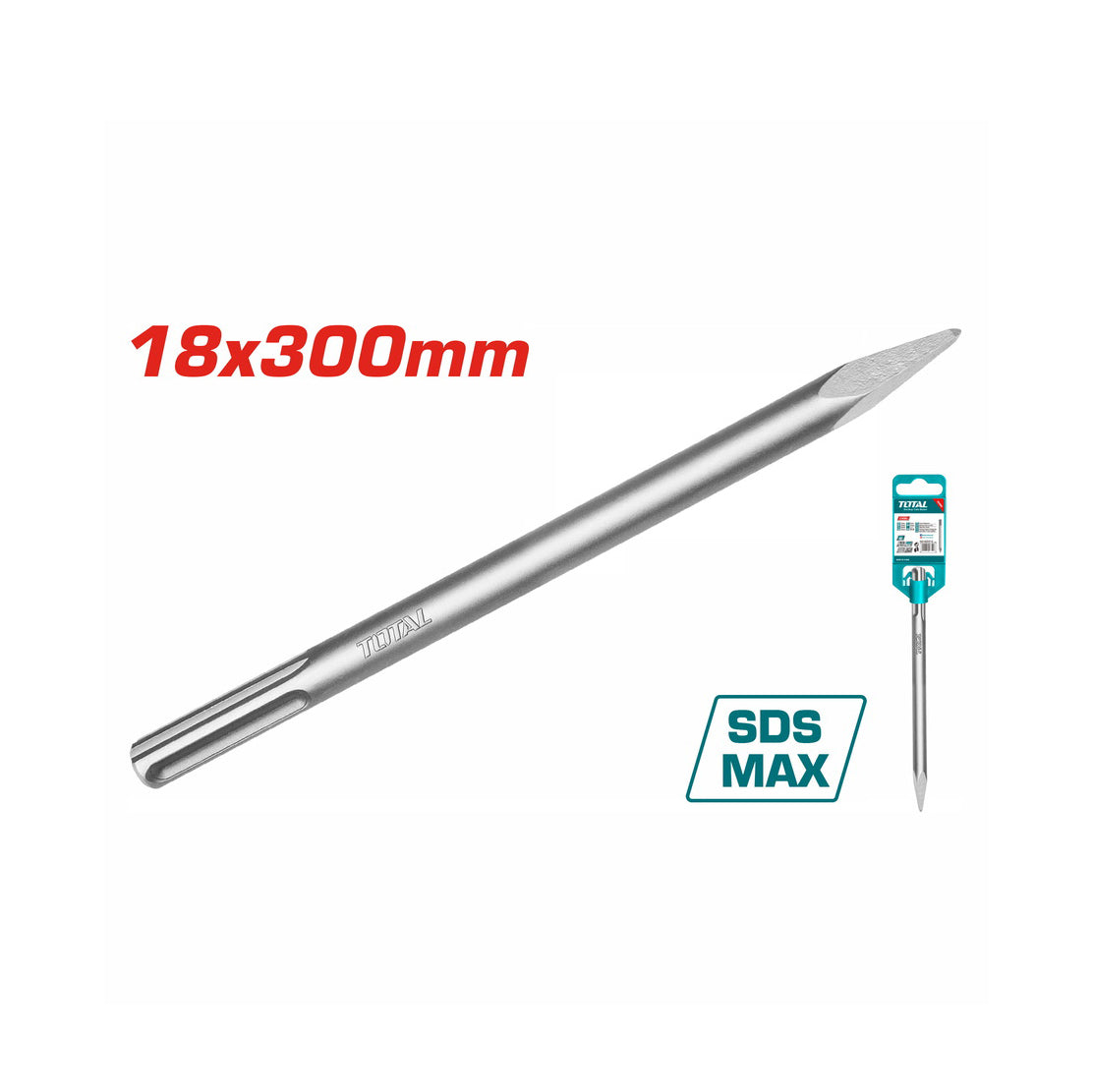 Total SDS Max Chisel - 18 x 300mm - TAC1521181