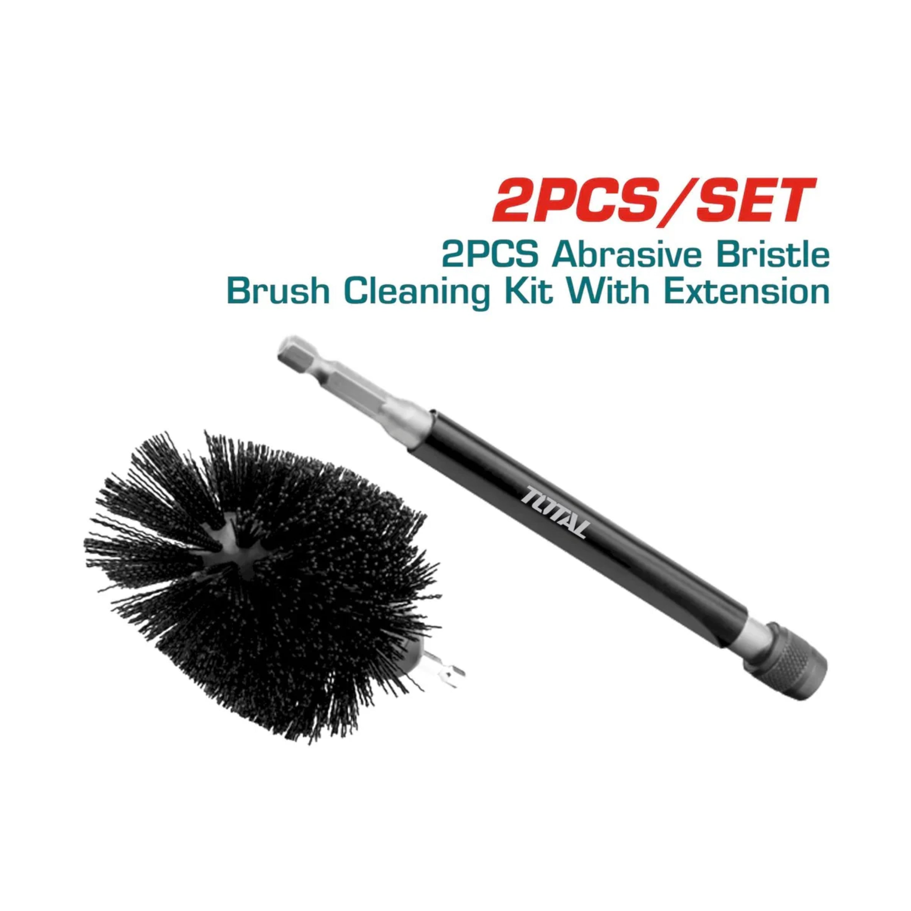 Total 89mm / 3.5" Hard Bristle Brush with Holder - TACH0301