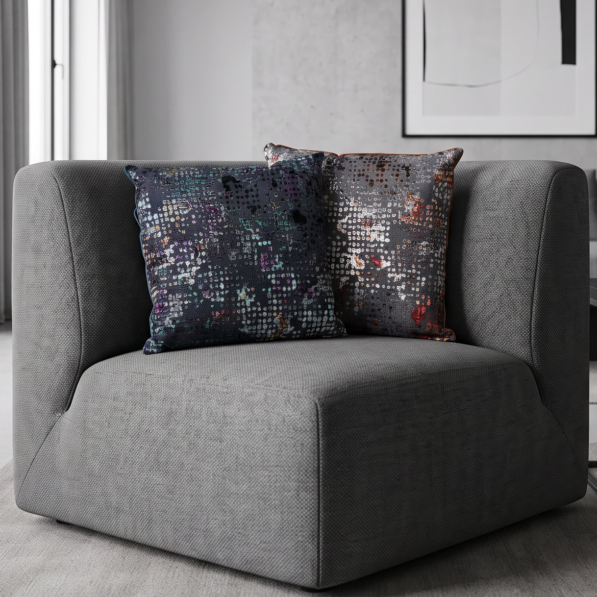 Lisa Pryde Luxury Textured Polyester Filled Cushion Collection