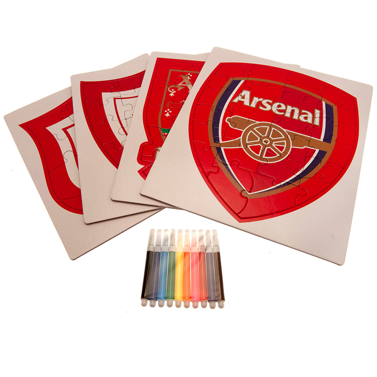 Arsenal Colour-in Crest Jigsaw Puzzles