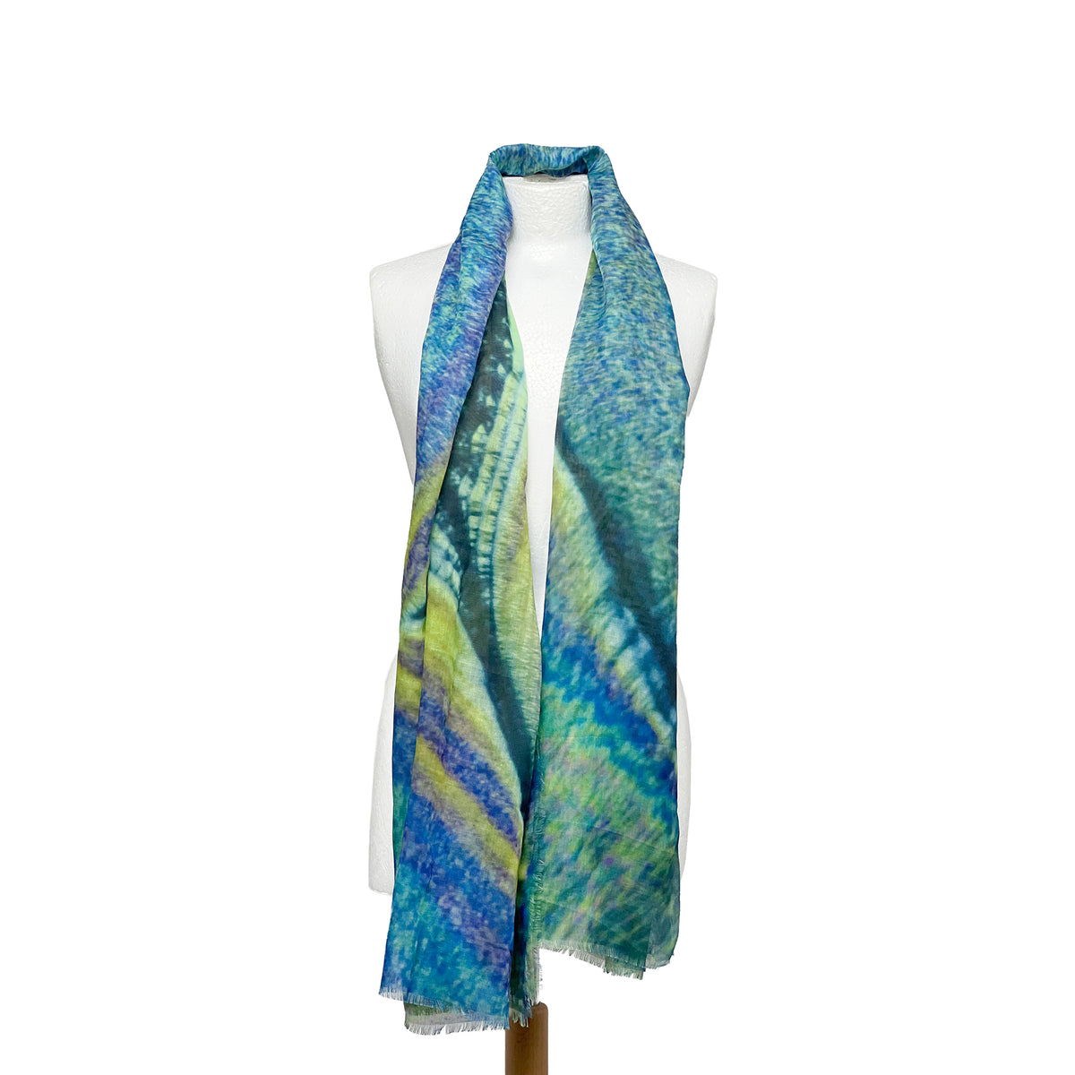 Weavermill Boxed Vintage Scarf " Watercolour" - Various Colours