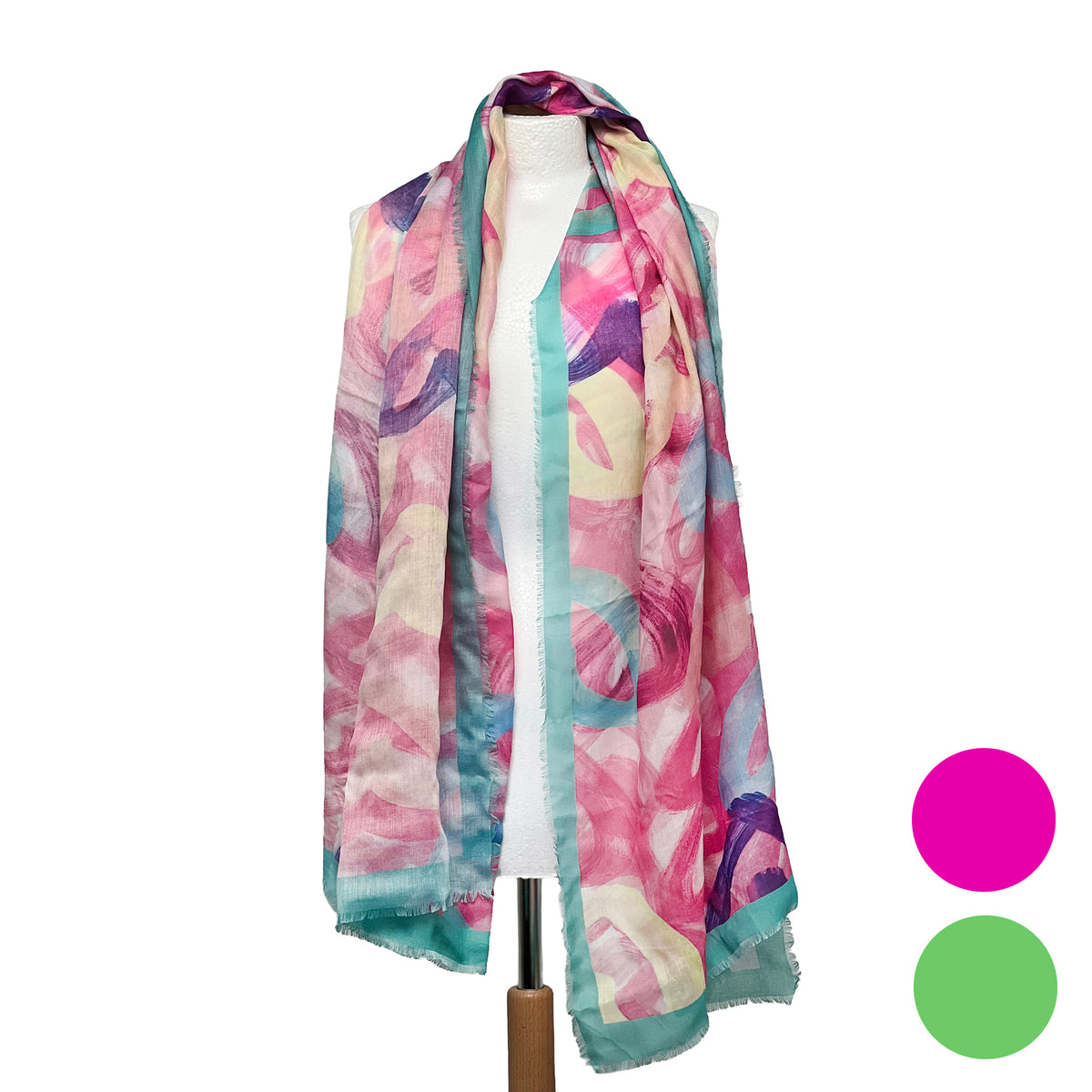 Weavermill Boxed Vintage Scarf " Brushed Hearts" - Various Colours