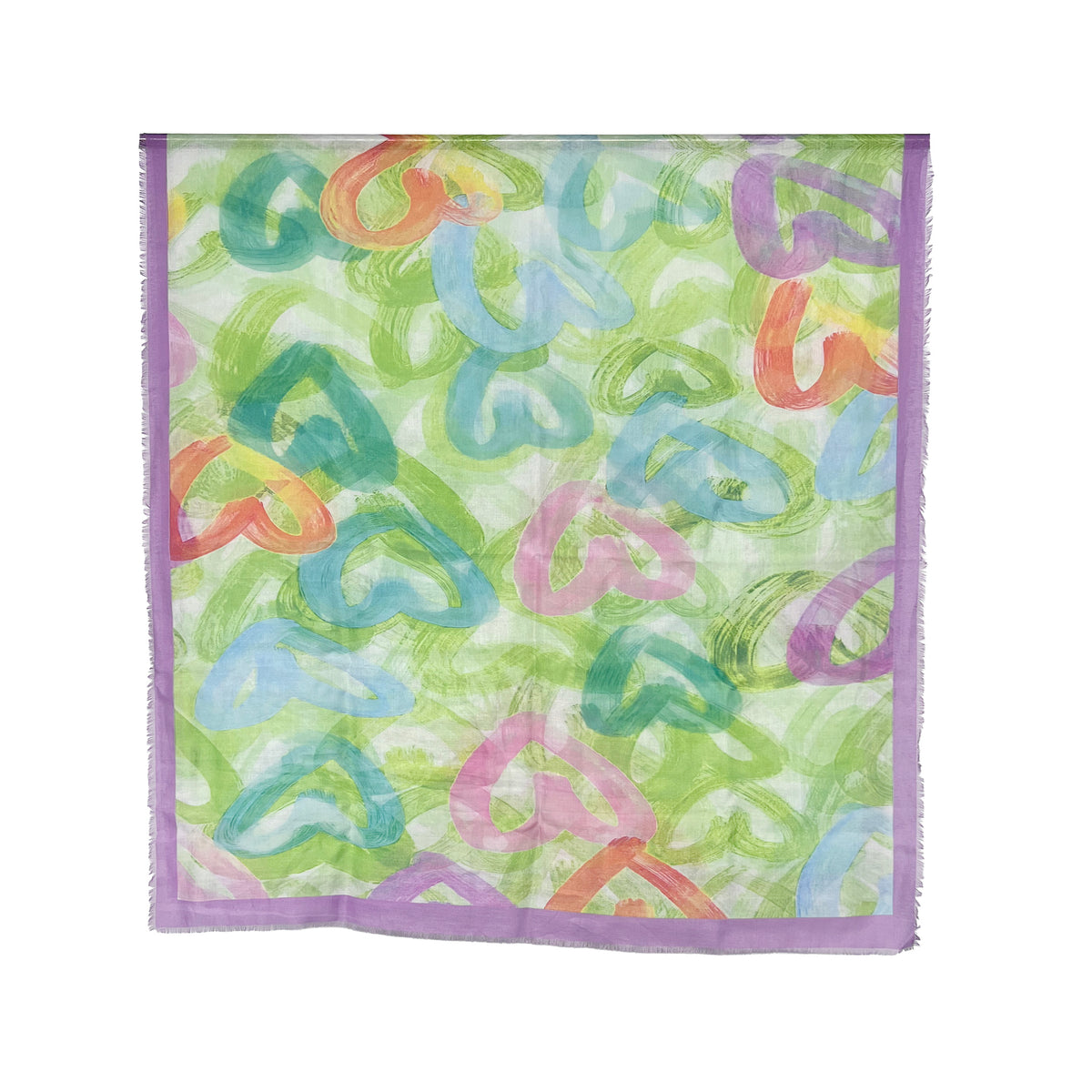 Weavermill Boxed Vintage Scarf " Brushed Hearts" - Various Colours
