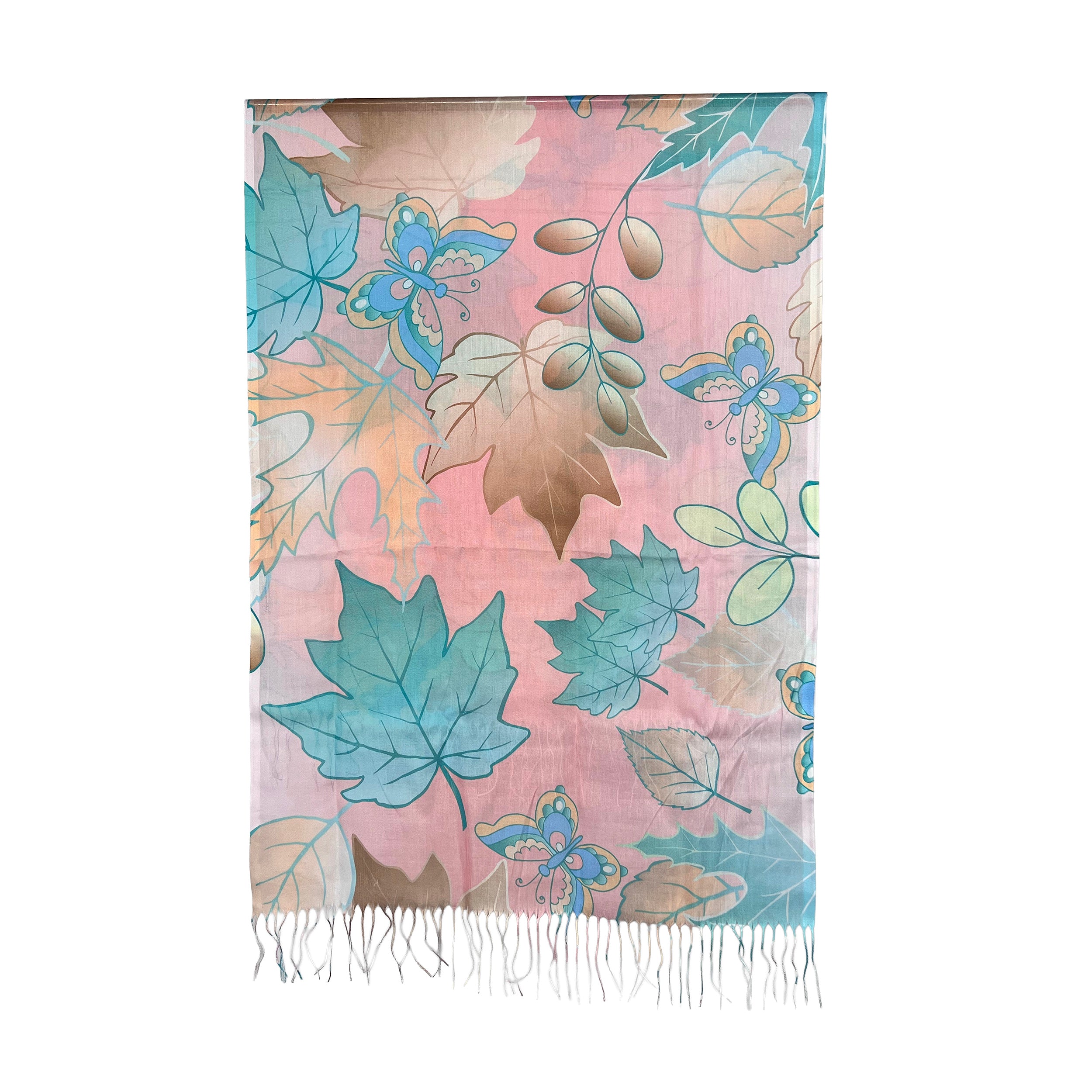 Weavermill Boxed Vintage Scarf " Butterfly Fringed " various colours