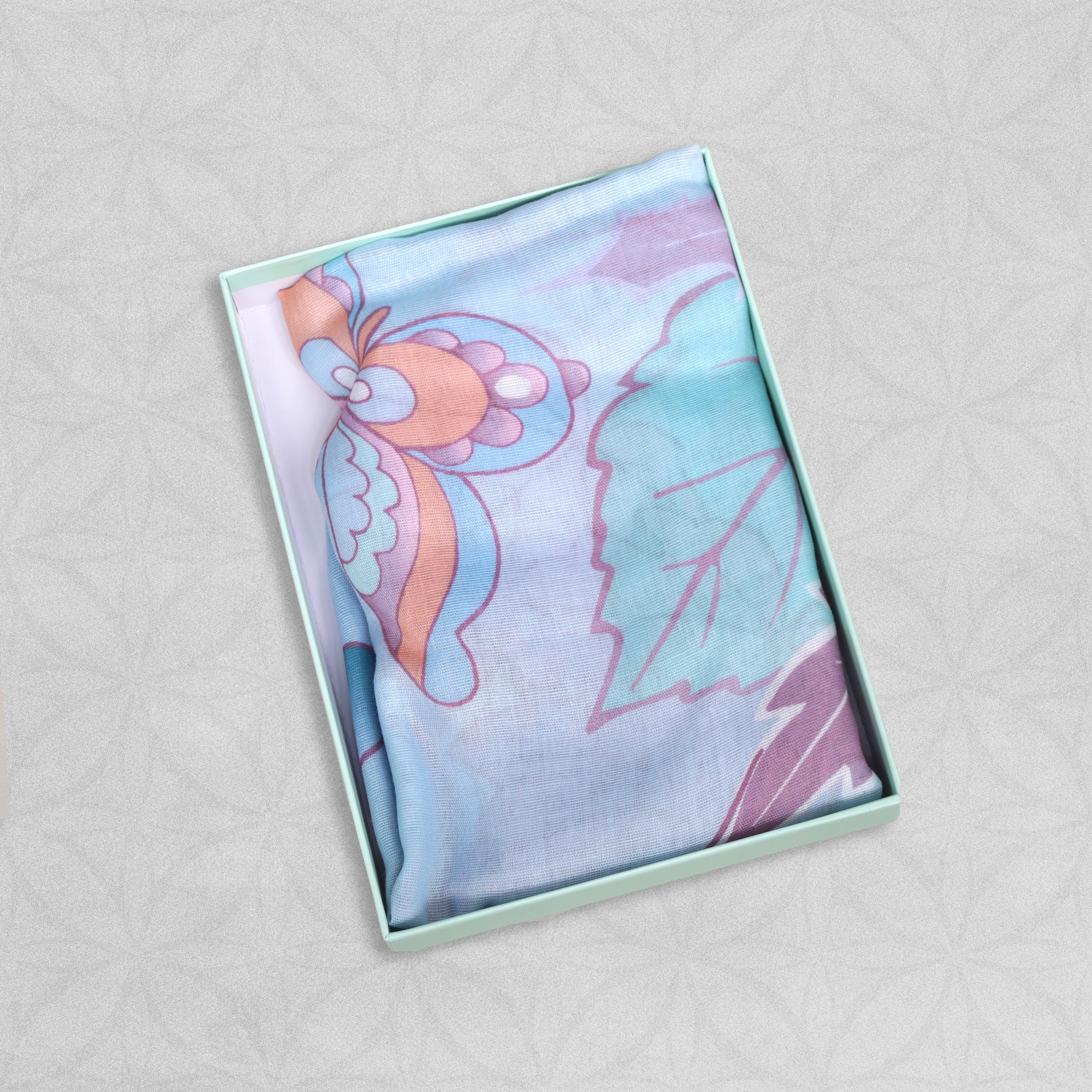 Weavermill Boxed Vintage Scarf " Butterfly Fringed " various colours