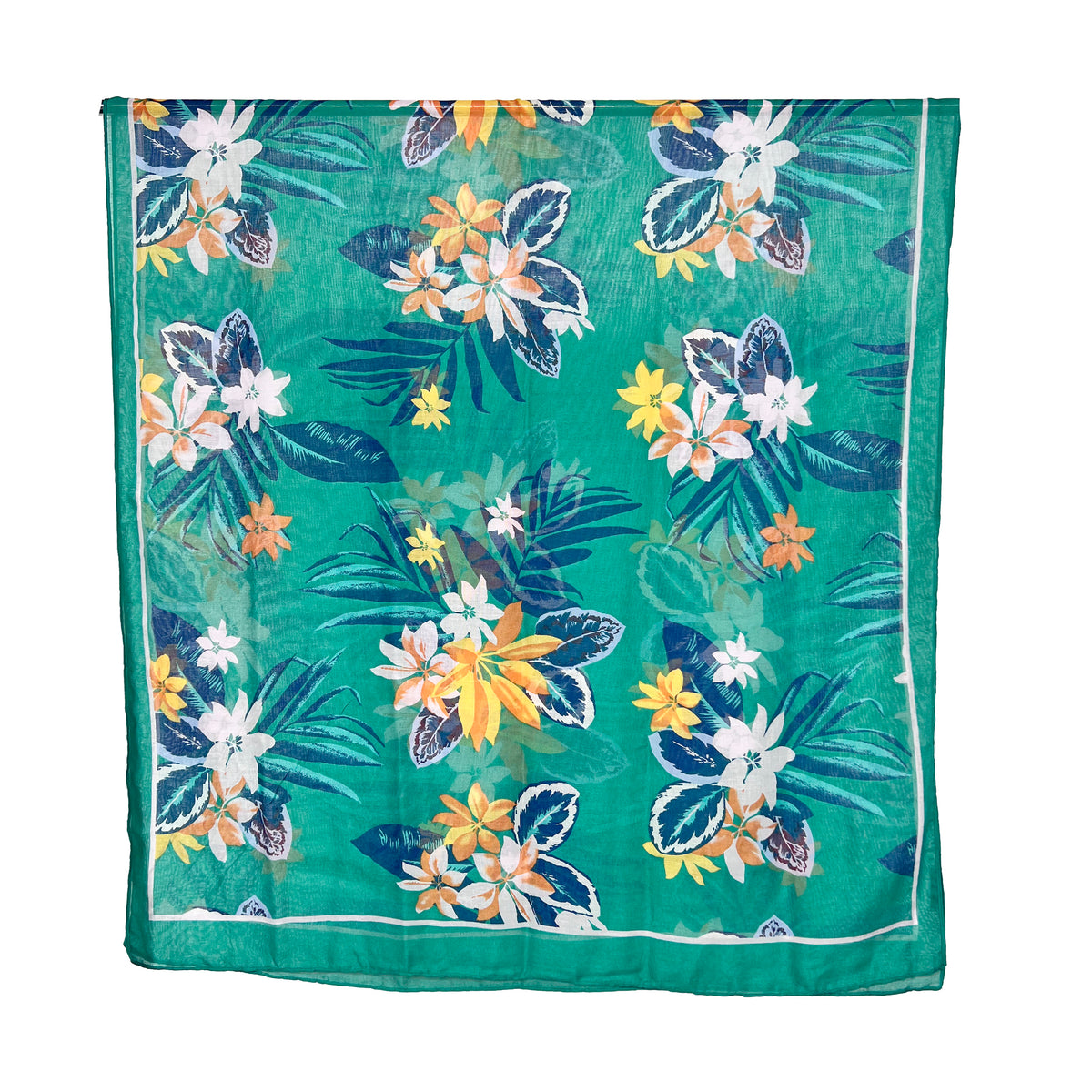 Weavermill Boxed Vintage Scarf " Hawaiian Floral" - Various Colours