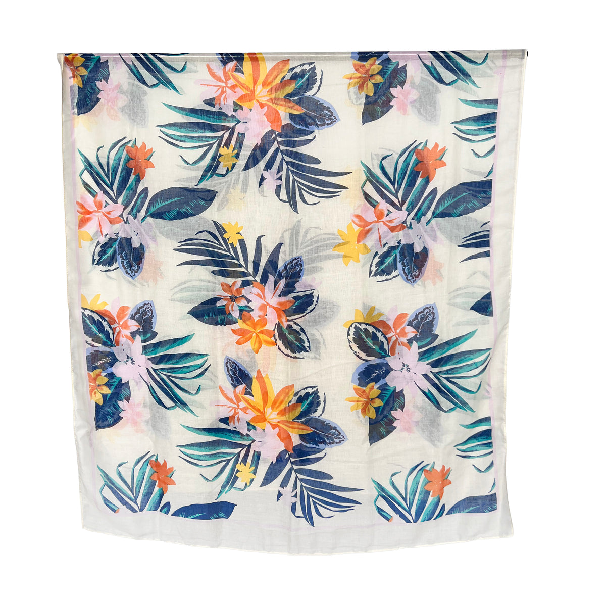 Weavermill Boxed Vintage Scarf " Hawaiian Floral" - Various Colours