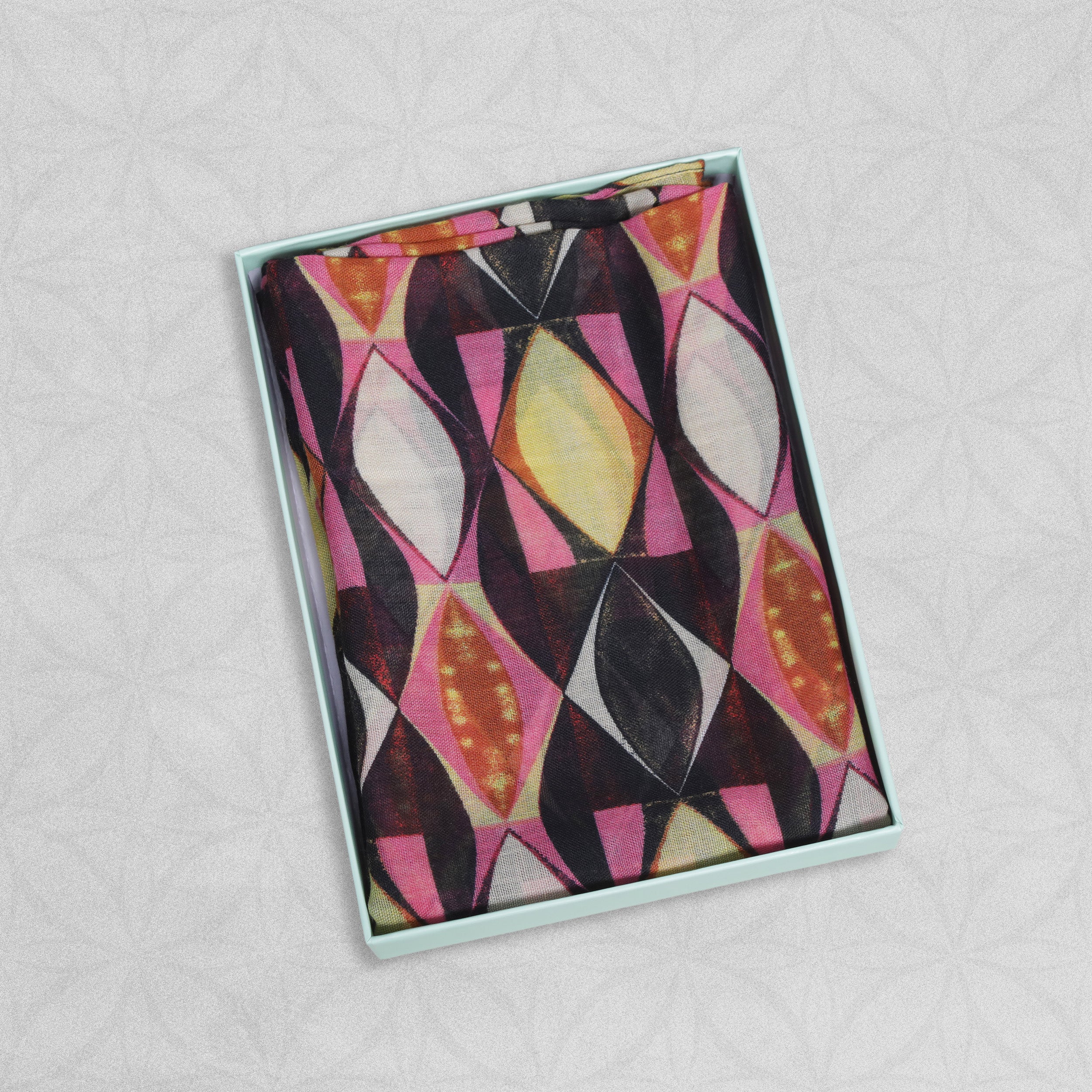 Weavermill Boxed Vintage Scarf " Vintage Diamond " various colours