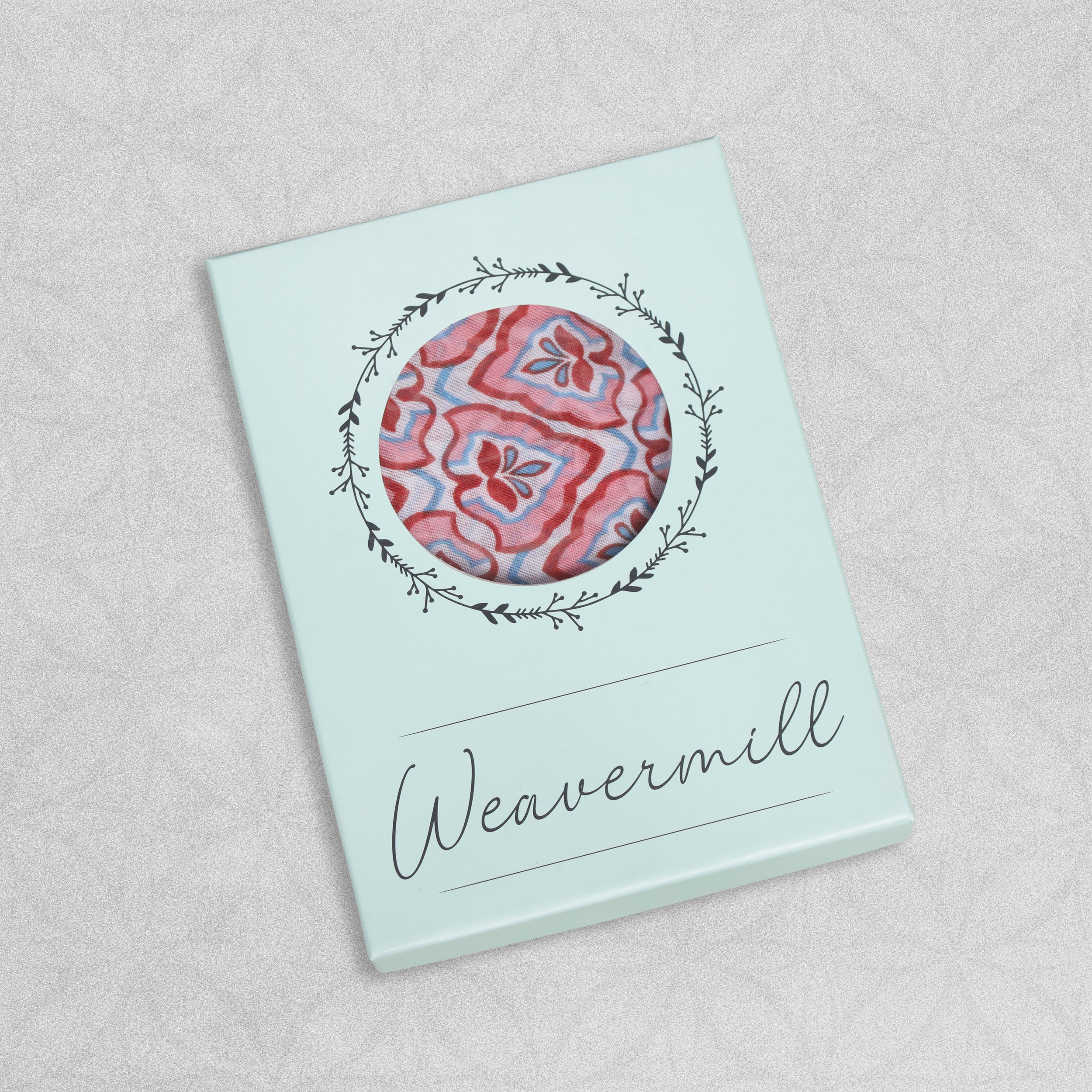 Weavermill Boxed Vintage Scarf " Triangle Leaf" - Various Colours