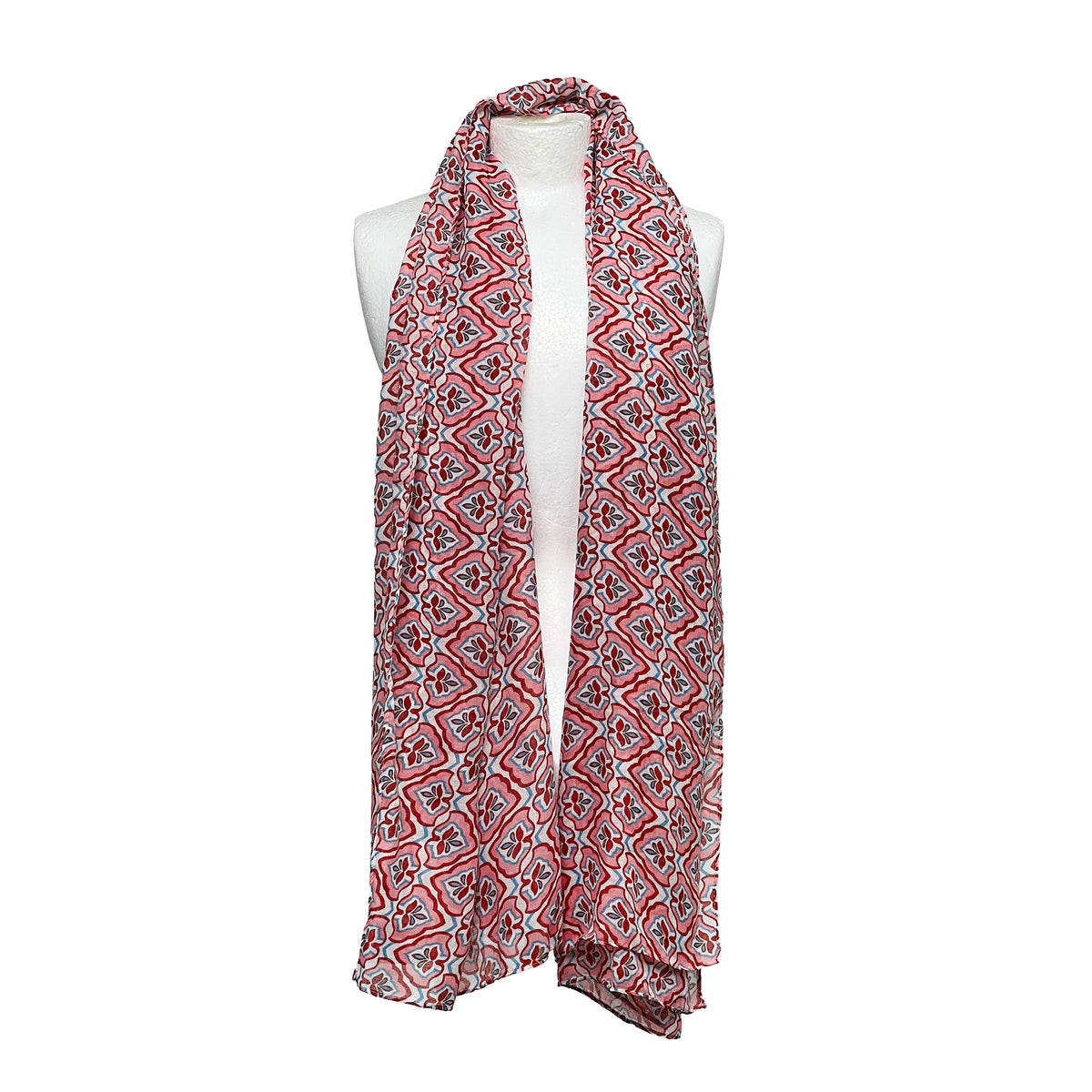 Weavermill Boxed Vintage Scarf " Triangle Leaf" - Various Colours