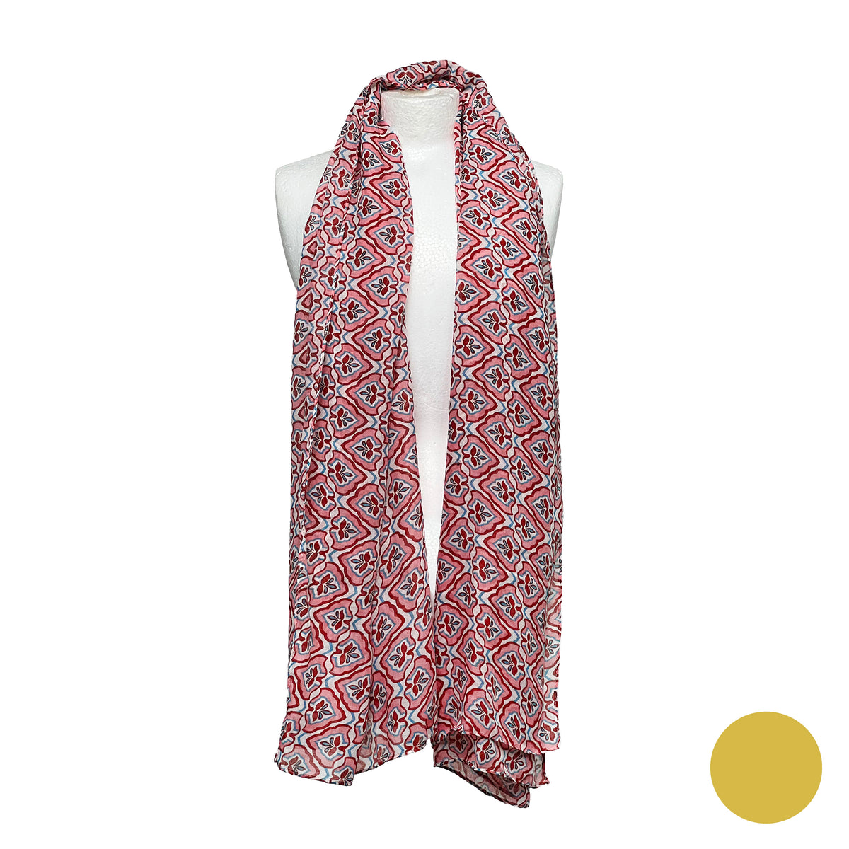 Weavermill Boxed Vintage Scarf " Triangle Leaf" - Various Colours