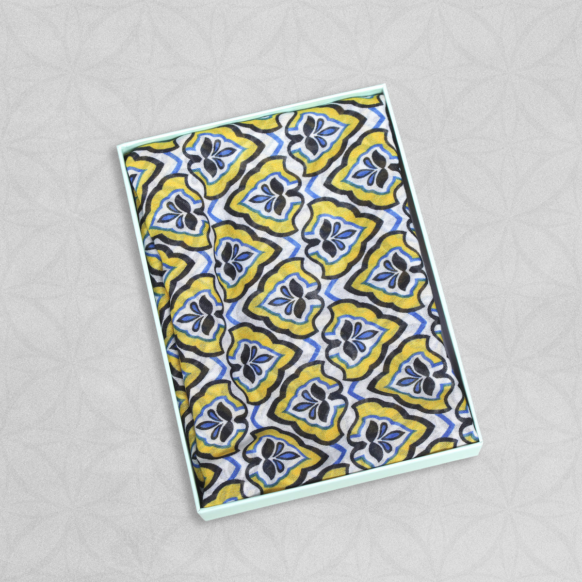 Weavermill Boxed Vintage Scarf " Triangle Leaf" - Various Colours
