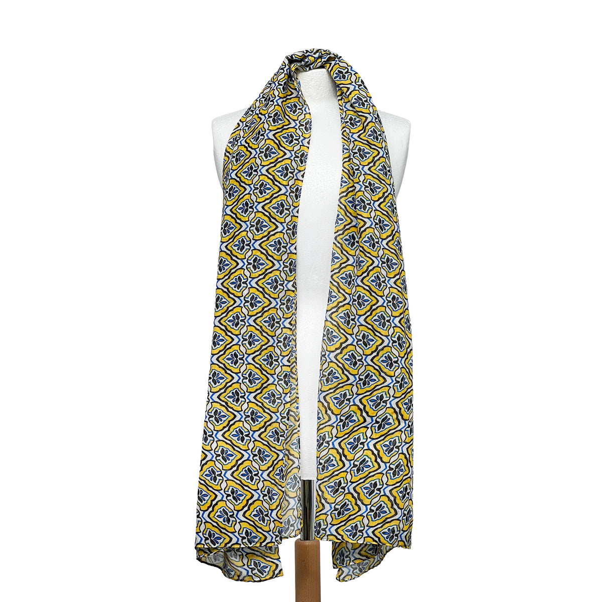 Weavermill Boxed Vintage Scarf " Triangle Leaf" - Various Colours