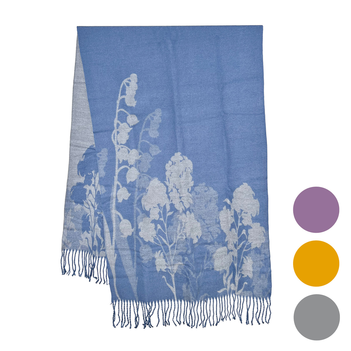 Weavermill Boxed Winter Scarf "Floral" - Various Colours