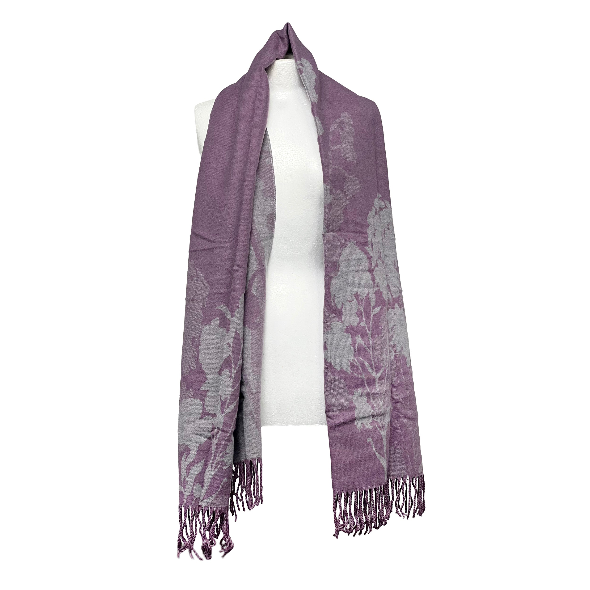 Weavermill Boxed Winter Scarf "Floral" - Various Colours