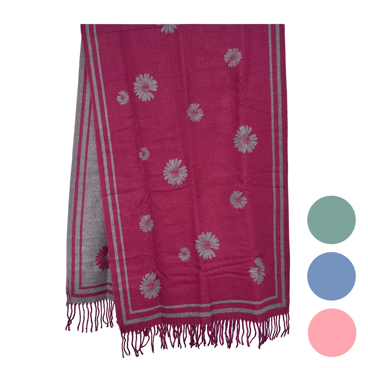 Weavermill Boxed Winter Scarf "Aster" - Various Colours