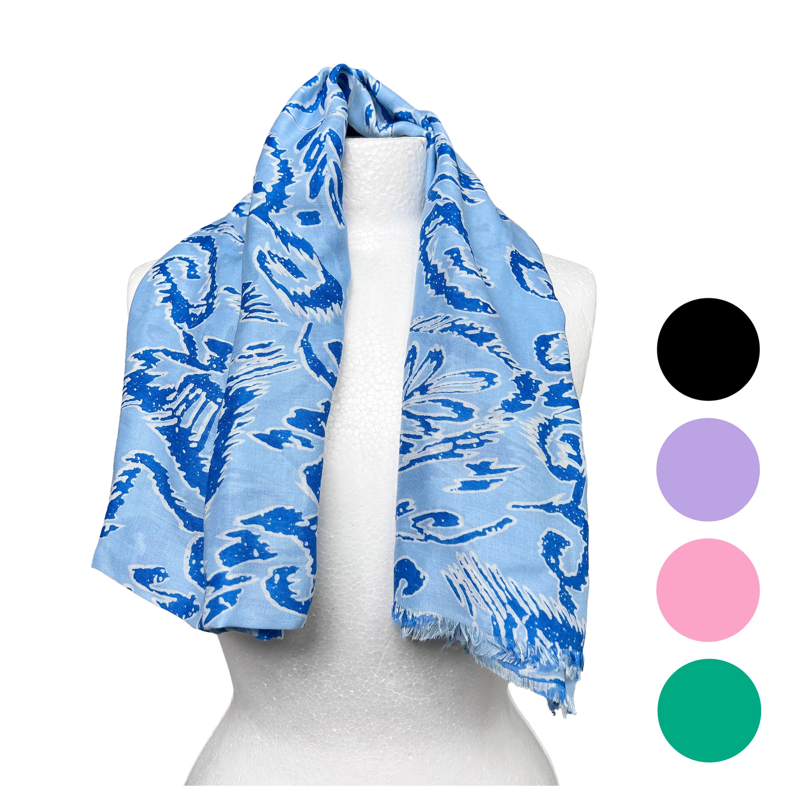 Weavermill Boxed Vintage Scarf " Botanical " - Various Colours