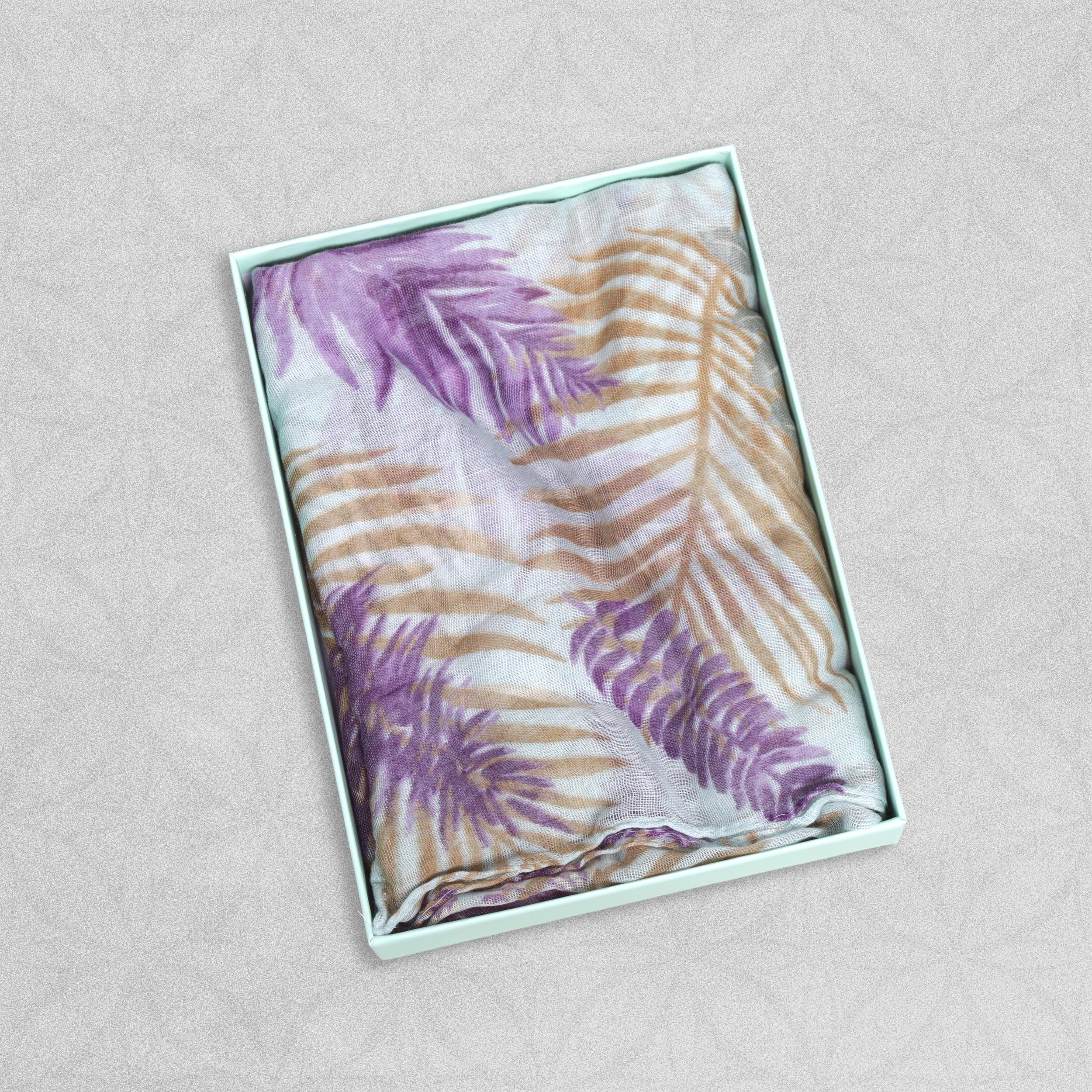 Weavermill Boxed Vintage Scarf " Fern " - Various Colours
