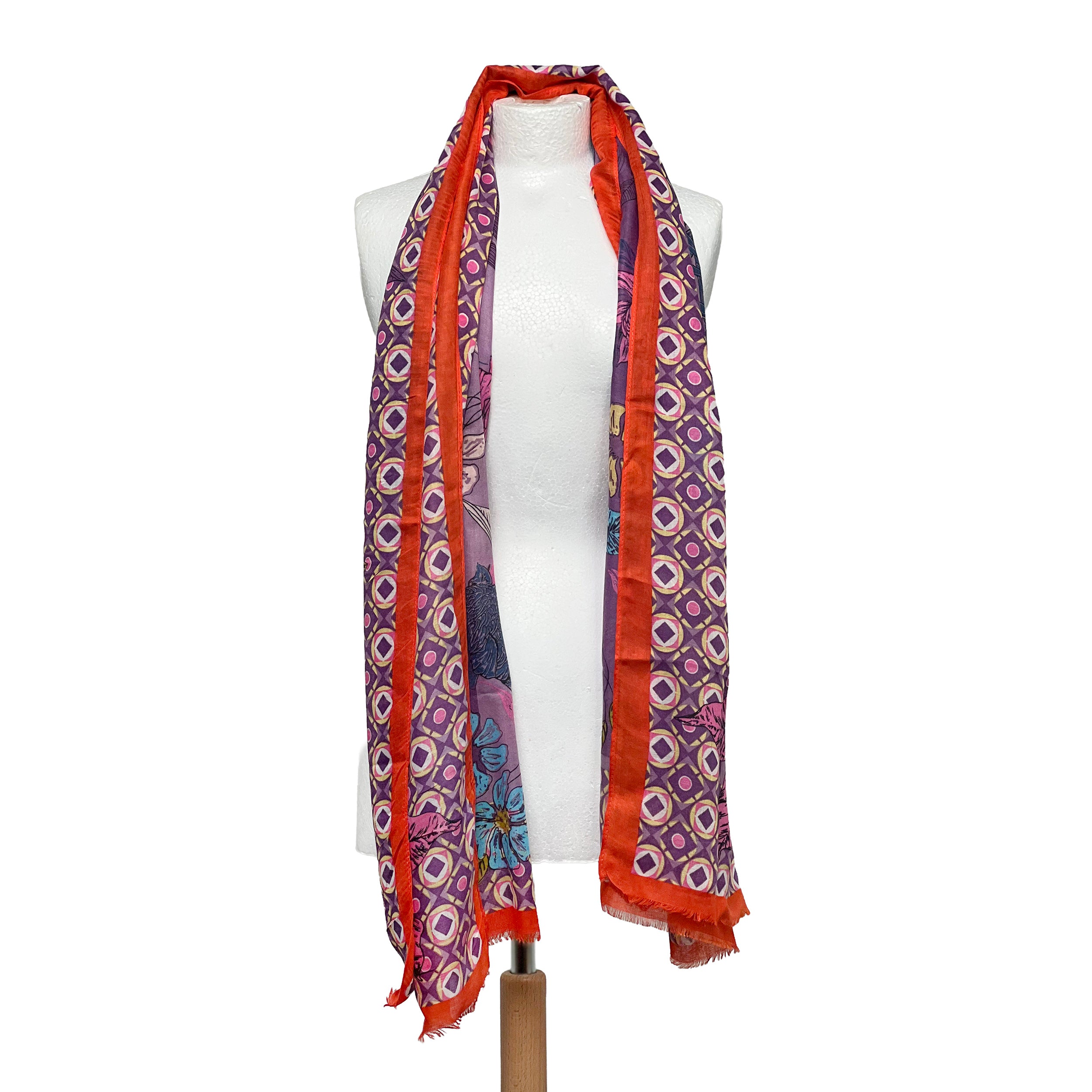 Weavermill Boxed Vintage Scarf "Exotic Botanical" - Various Colours
