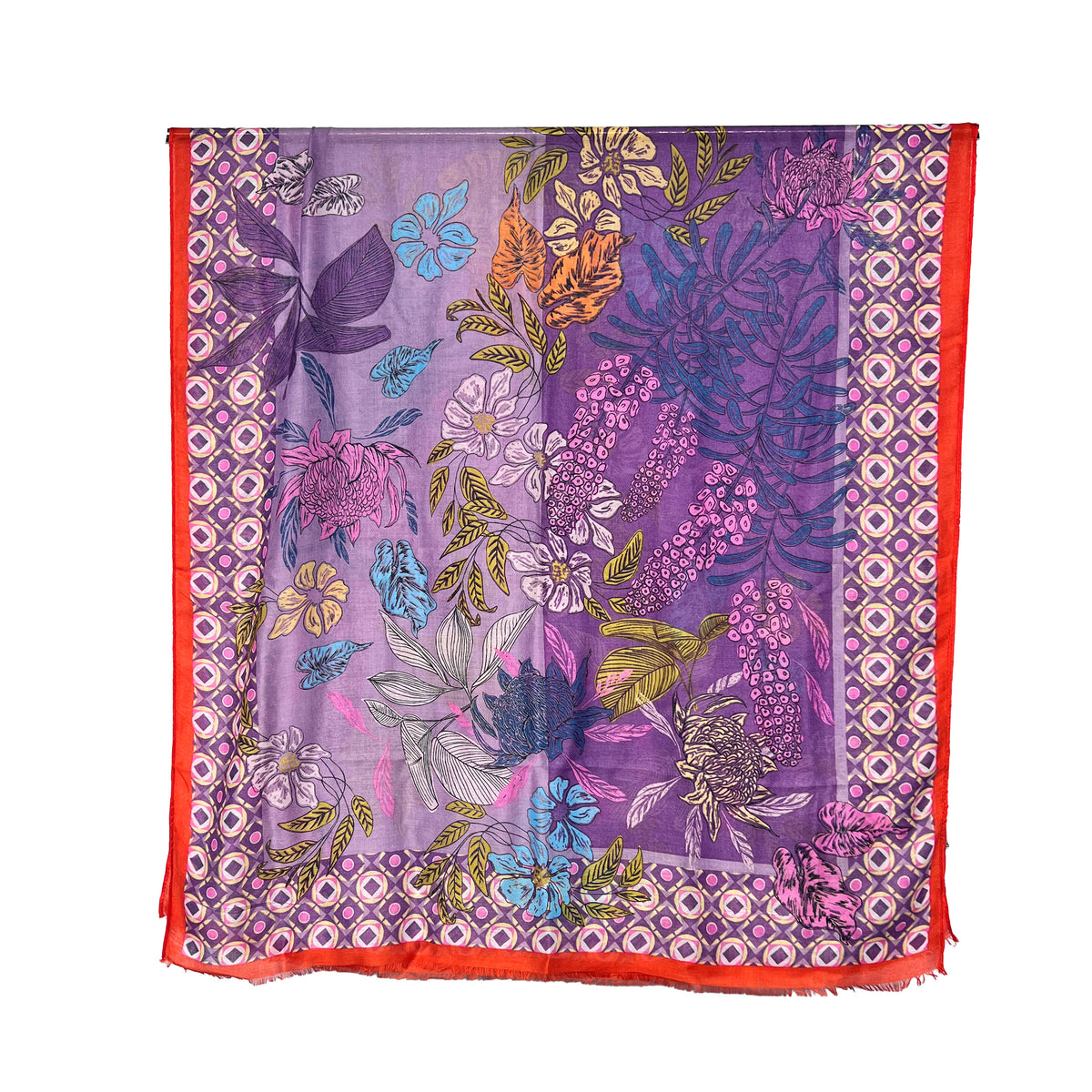 Weavermill Boxed Vintage Scarf "Exotic Botanical" - Various Colours