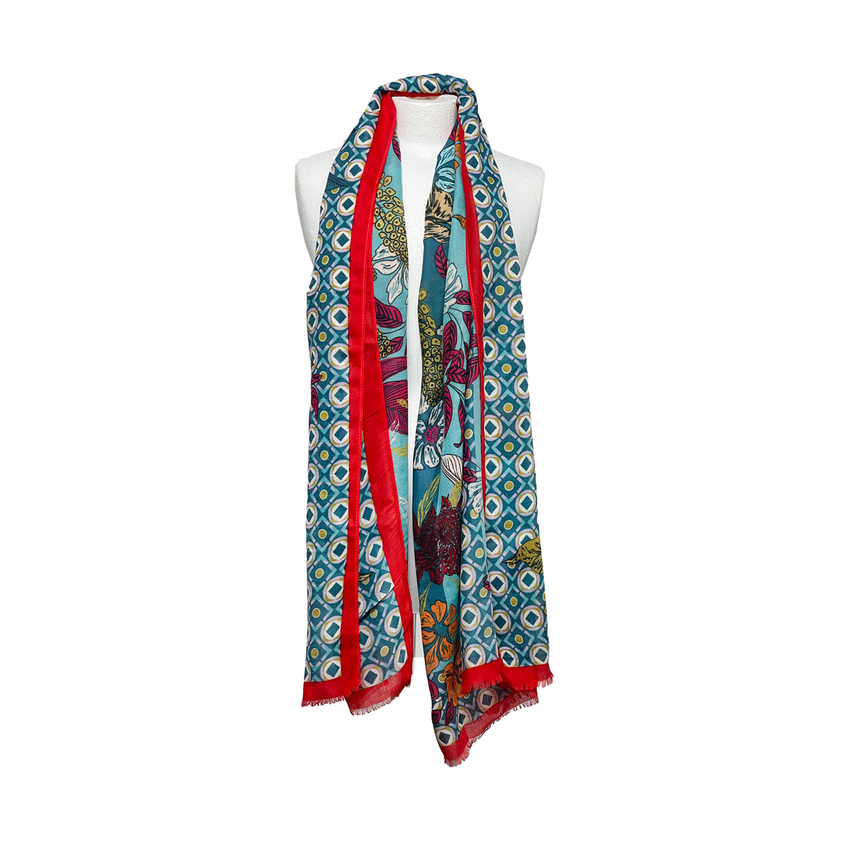 Weavermill Boxed Vintage Scarf "Exotic Botanical" - Various Colours