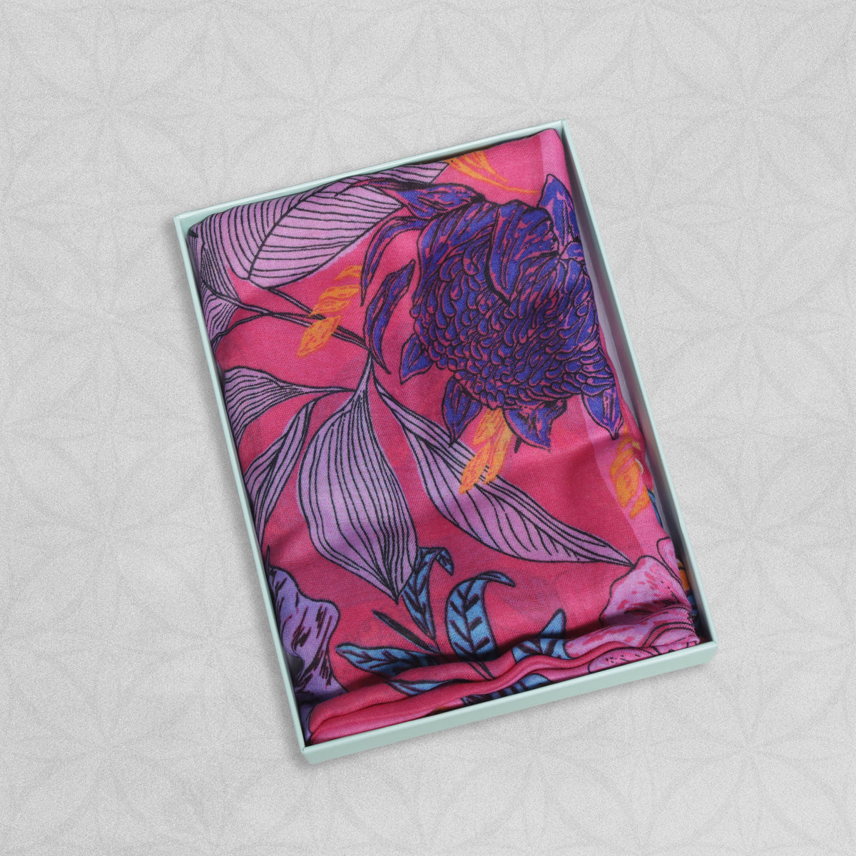 Weavermill Boxed Vintage Scarf "Exotic Botanical" - Various Colours