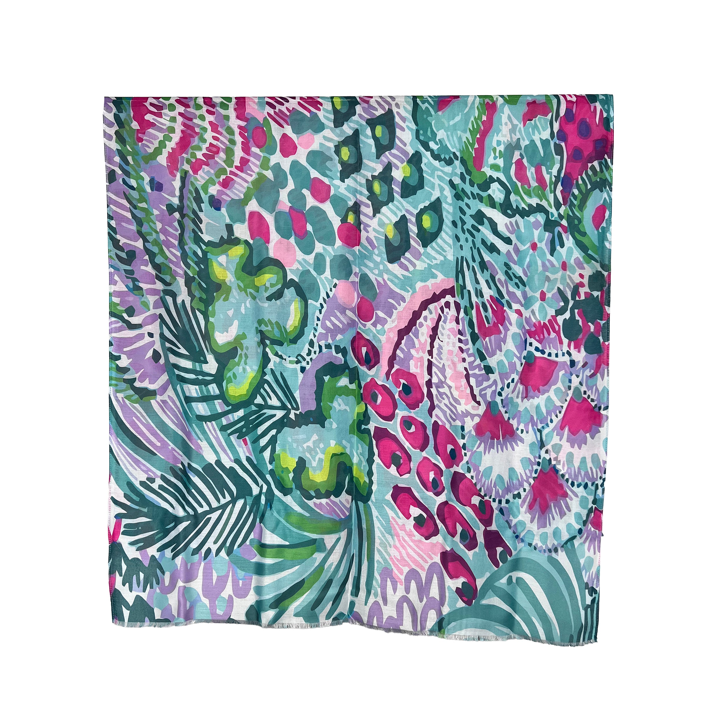 Weavermill Boxed Vintage Scarf " Tropical Floral" - Various Colours